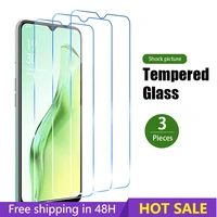 3 pcs hd hardness protective glass for oppo a7x a8 a7 a5 2020 a5 a3 screen protector on oppo a12e a12 a9x a9 2020 front film