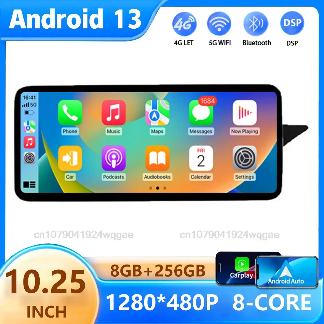 

10.25" Android 13 Car Stereo GPS Touch Screen For Mercedes W212 2009-2016 RHD WIFI 8+256GB BT Carplay Auto Multimedia Player DSP
