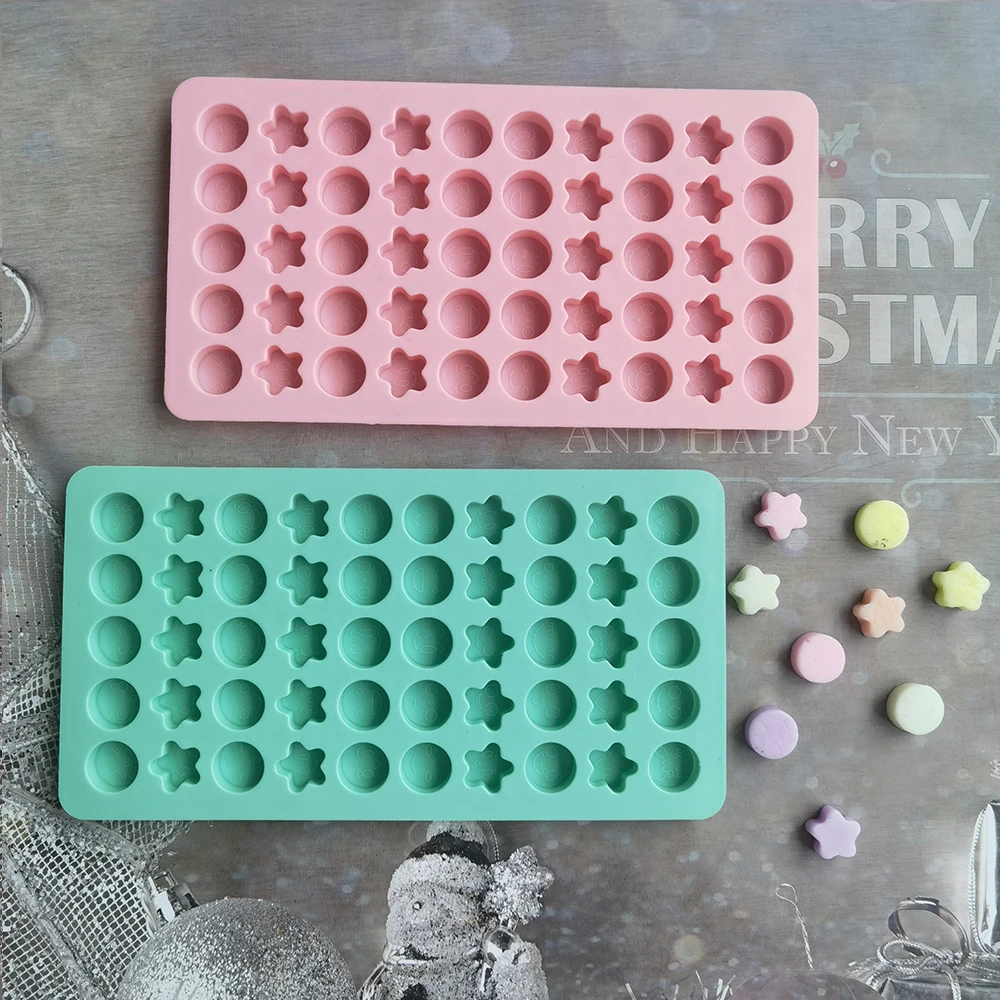 

Mini Pentagram Silicone Chocolate Mold Jelly Block Bar Mold Epoxy Ice Tray Fondant Cake Decorating Candy Tool Kitchen Baking Sup