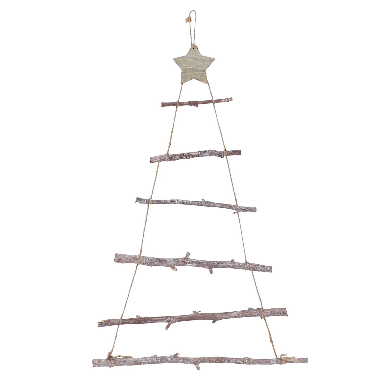 

Christmas Tree Ornament Holder Hanging Wooden Xmasphoto Display Decoration Wall Party Stand Wood Tags Decor Craft Holiday Cutout