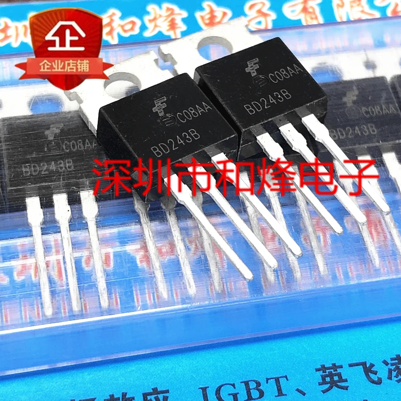 

30 шт. Оригинальный Новый BD243B TO-220 80V 6A