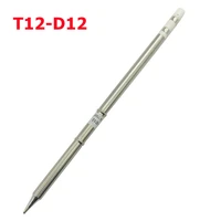 t12 soldering solder iron tips t12d12 iron tip for hakko fx951 stc and stm32 oled soldering station electric soldering iron