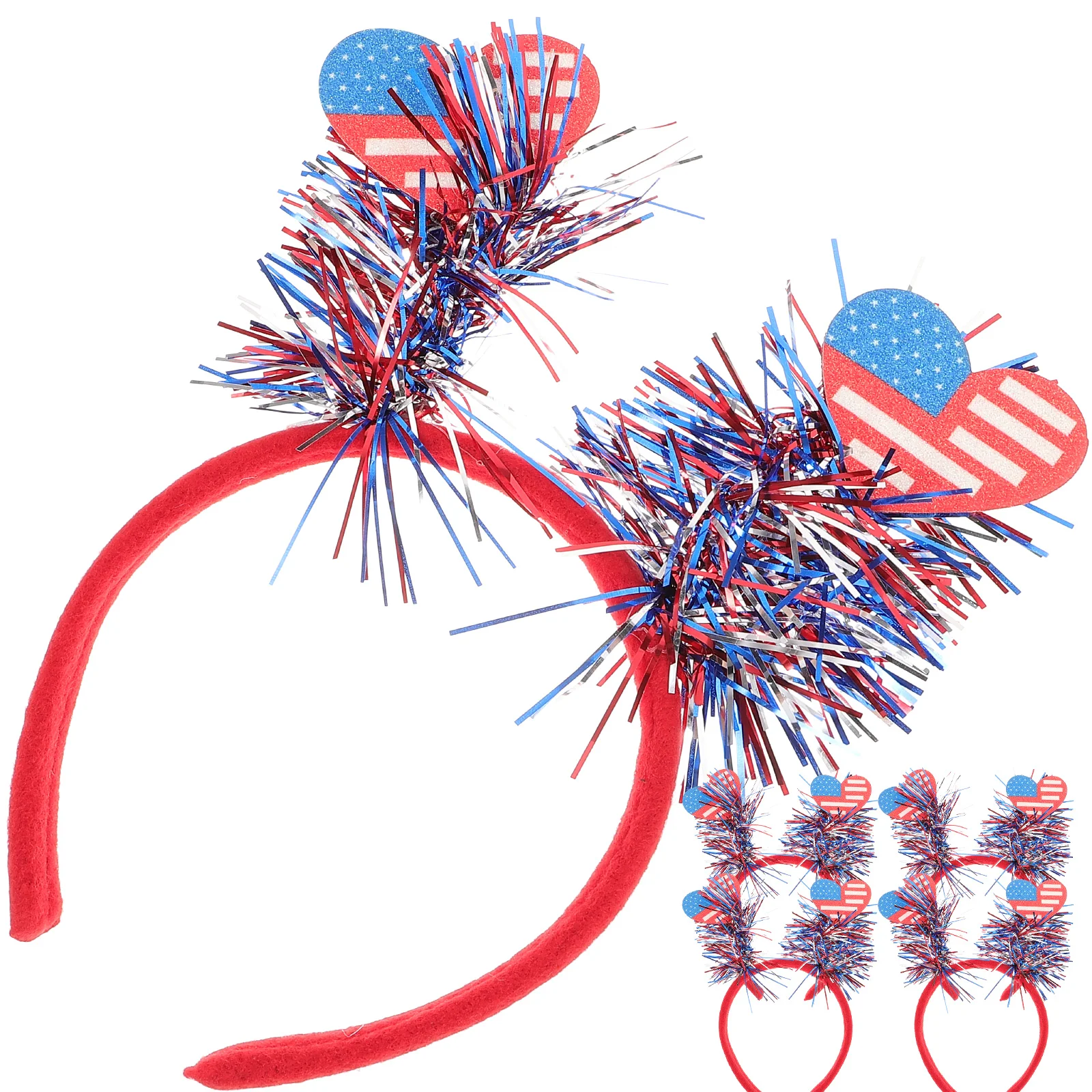 Повязка на голову ко Дню независимости бопперы объемная 4 июля украшения для