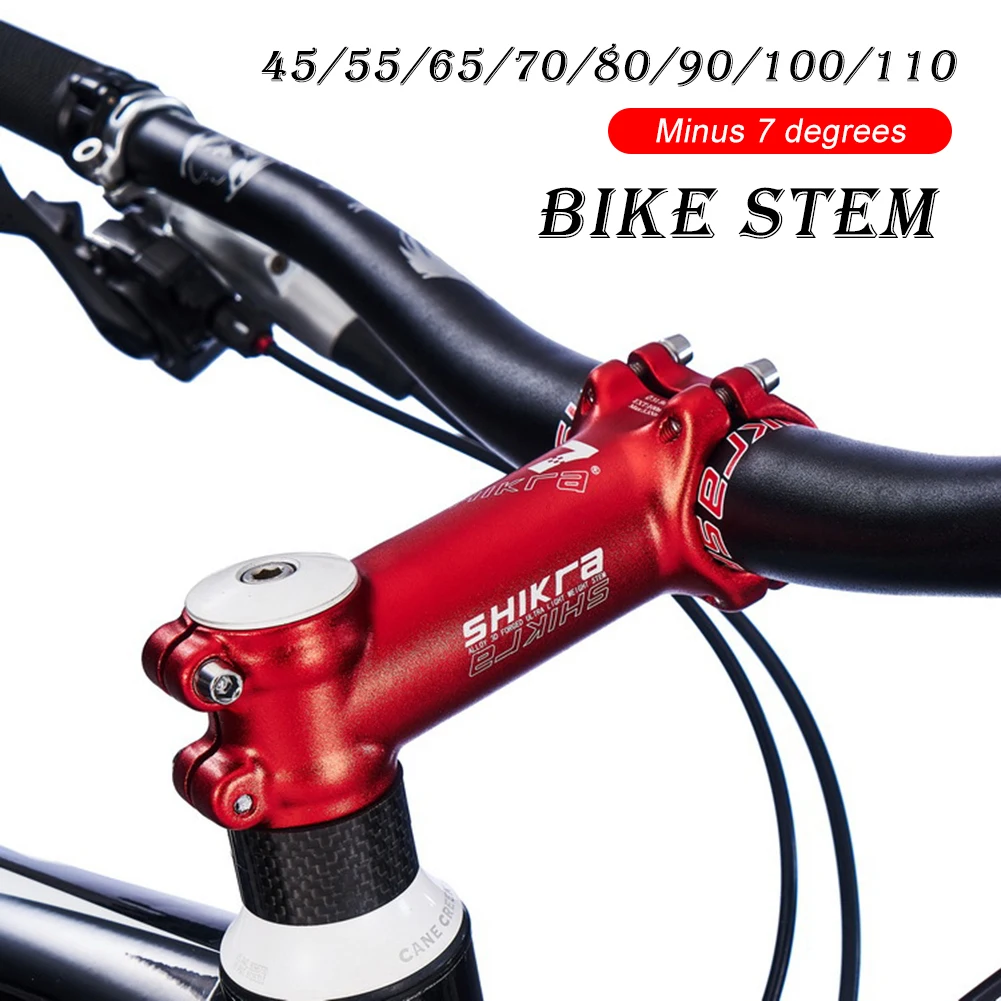 

MTB Bicycle Handlebar Support Stem Aluminum Alloy MTB Off Road Bike Stem 31.8mm*45/55/65/70/80/90/100/110mm Cycling Accessories