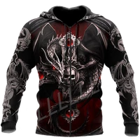 mens zipper hoodie 3d printing dragon element fashion sweater personality street home casual sports shirt oversized jacket 004