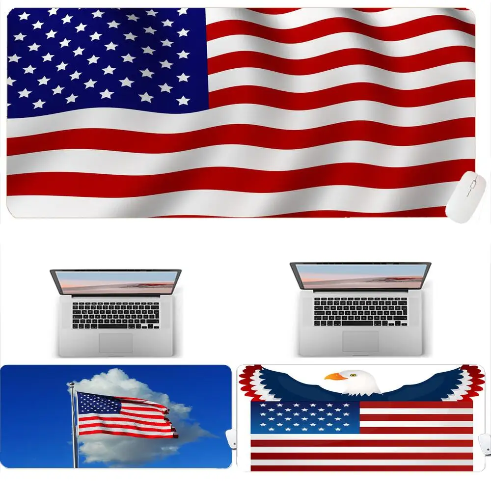 

American Flag Mouse Pad Gaming Mousepad Pad Large Mousepad Computer Gamer XXL Mause Carpet PC Desk Mat keyboard Pad Desk Mat
