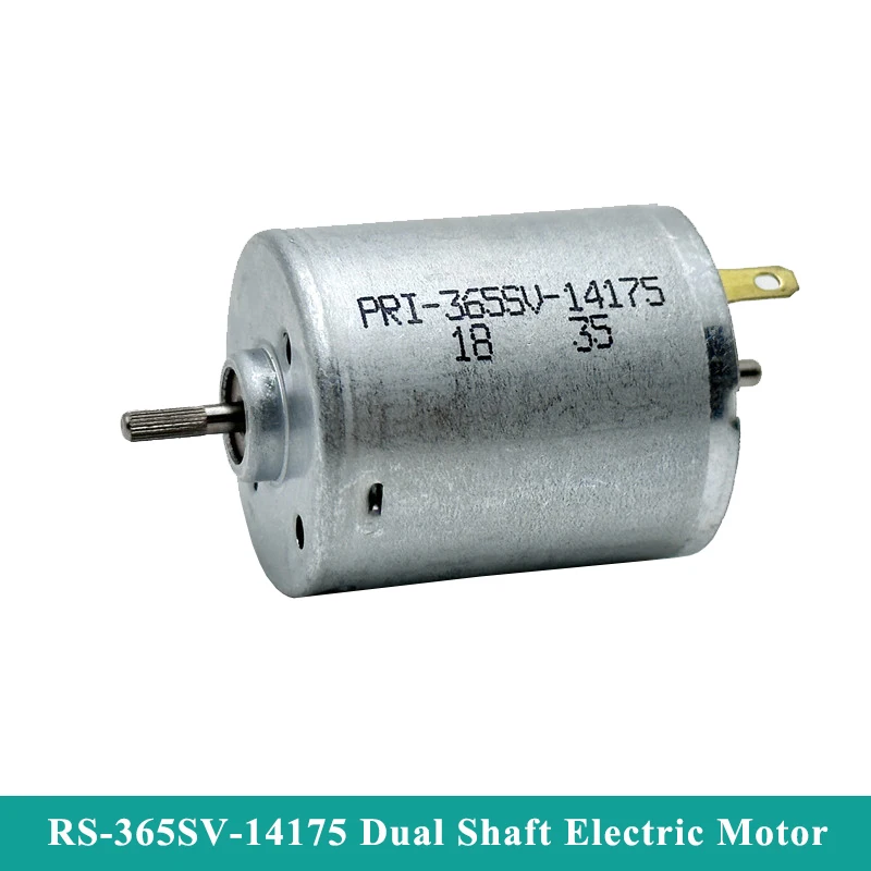 

RS-365SV-14175 Micro 365 Motor Dual 2.3mm Shaft DC 12V 14.4V 18V 24V 10500RPM Mini 28mm Electric Motor DIY Toy Sweeper Robot