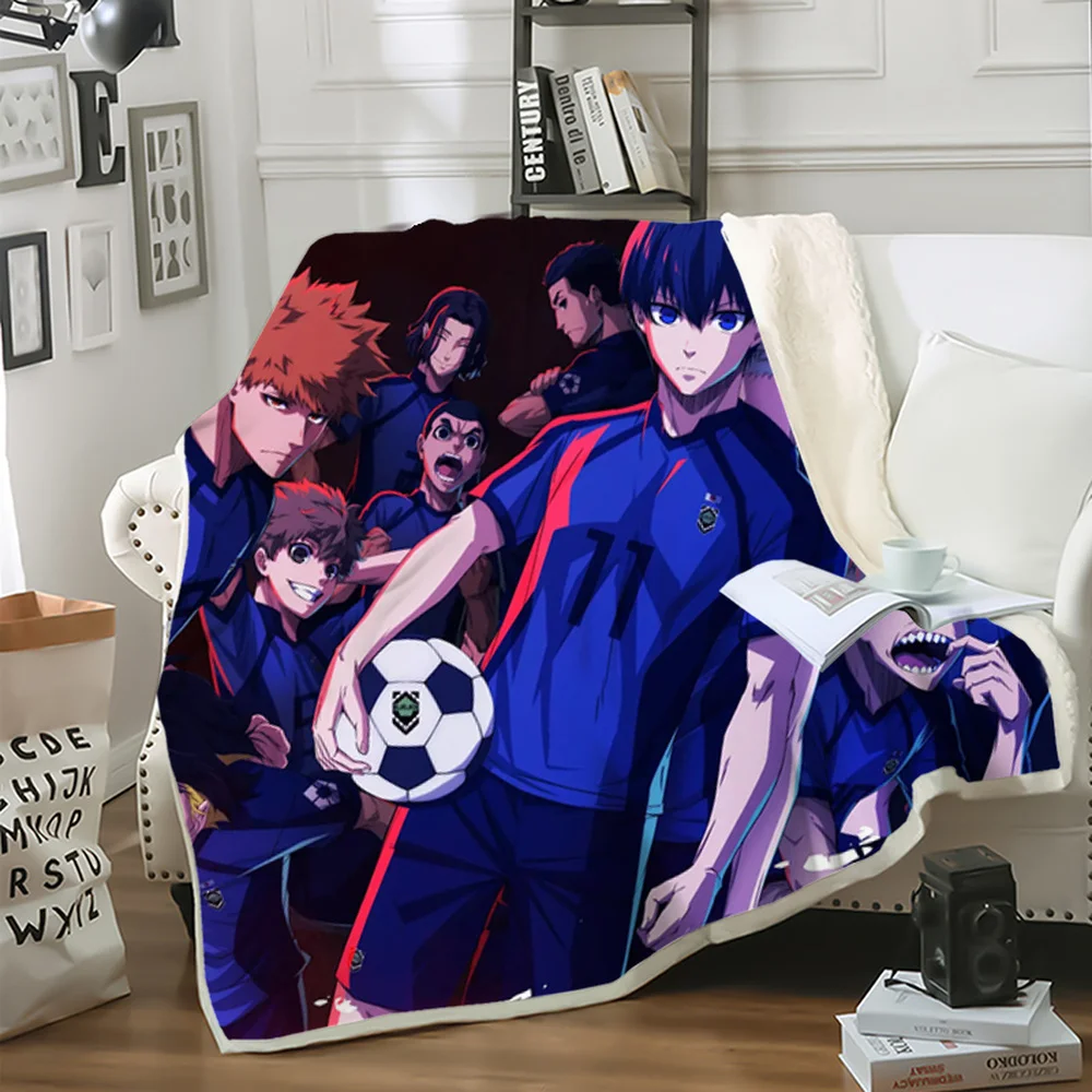 

CLOOCL Japanese Cartoon Anime Blue Lock Blankets 3D Printed Throw Blanket Bedspread Quilt Decor Office Nap Blanket Drop Shipping