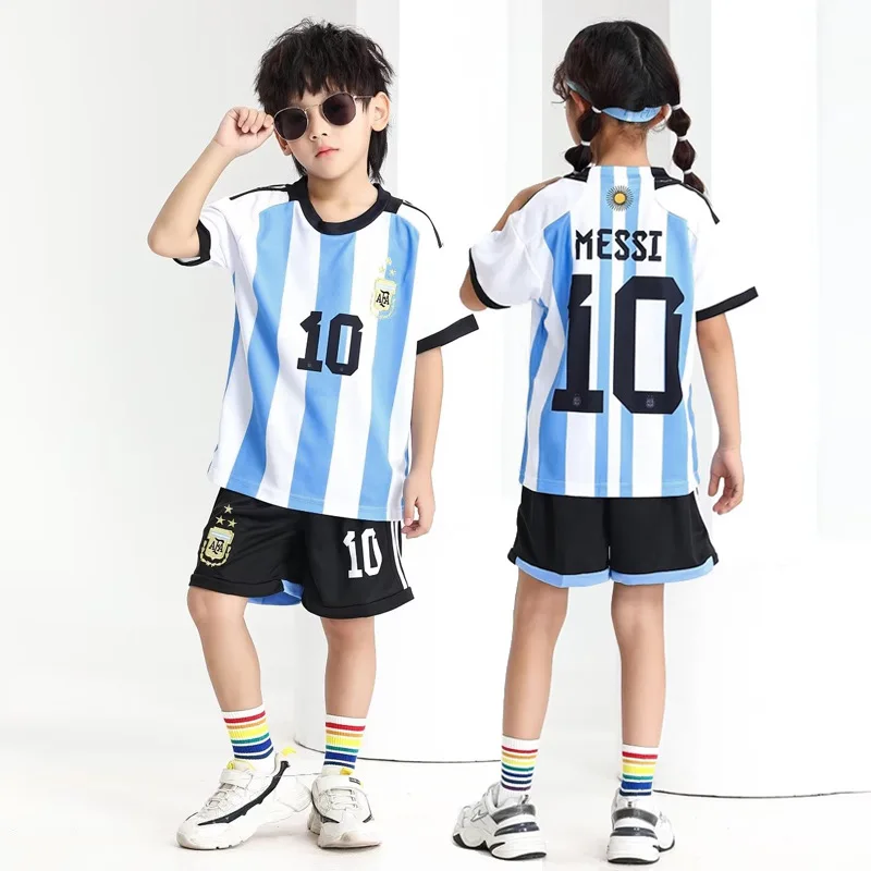 

Summer Clothing For Girls Boy Kids Sportswear Run Children's Jersey T-Shirts Sets Groups Tracksuit Child Suit Uniform Sportsuits