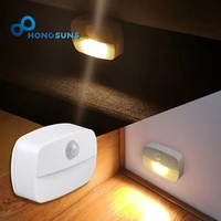 motion sensor nightlight wireless eu plug inbattery powered led night lamp for bedroom closet kitchen toilet stair easy install