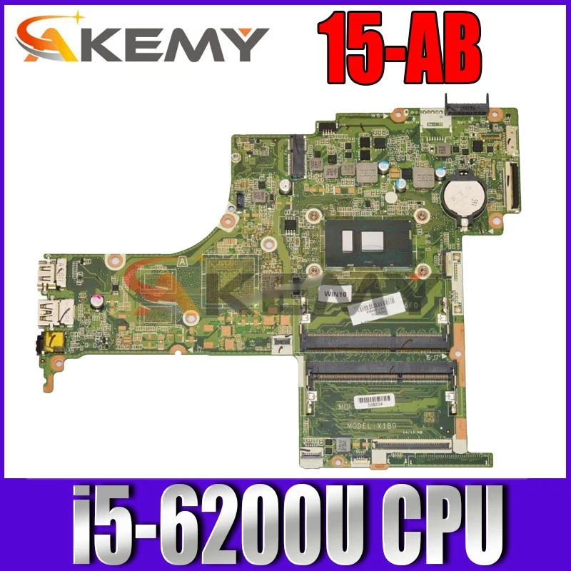 

Материнская плата Akemy 830597-601 X1BD DAX1BDMB6F0 для ноутбука HP Pavilion 15-AB 15-AB238TU, материнская плата для ноутбука с планшетом