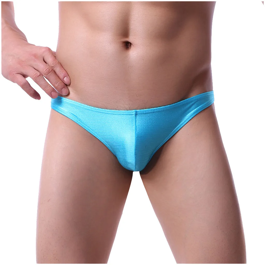 Новое мужское сексуальное нижнее белье из ледяного шелка мужские ультратонкие