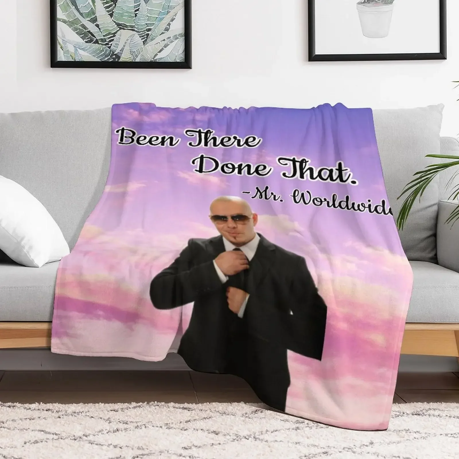 Mr Worldwide гобелен для Maddie тонкое меховое одеяло роскошные декоративные кровати