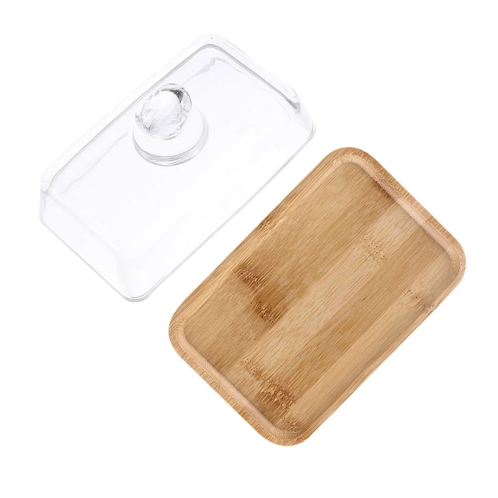 

Cake Dessert Butter Plate Dome Platter Tray Cover Stand Display Dish Serving Server Cheese Cloche Holder Lid Appetizer Wood