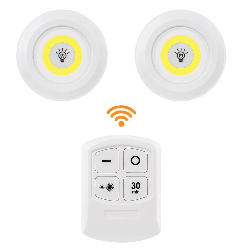 

Миниатюрный светодиодный умный беспроводной ночсветильник с дистанционным управлением, приглушаемый декоративный светильник для кухни, чулана, лестницы, коридора, ванной комнаты