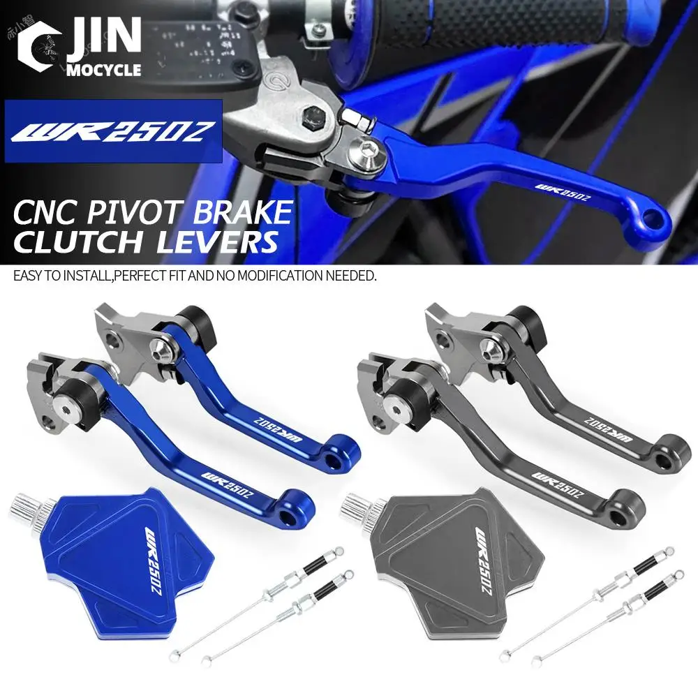 

For YAMAHA WR250Z 1991 1992 1993 1994 1995 1996 1997 1998 CNC Stunt Clutch Lever Easy Pull Cable System Brake Clutch Levers Part