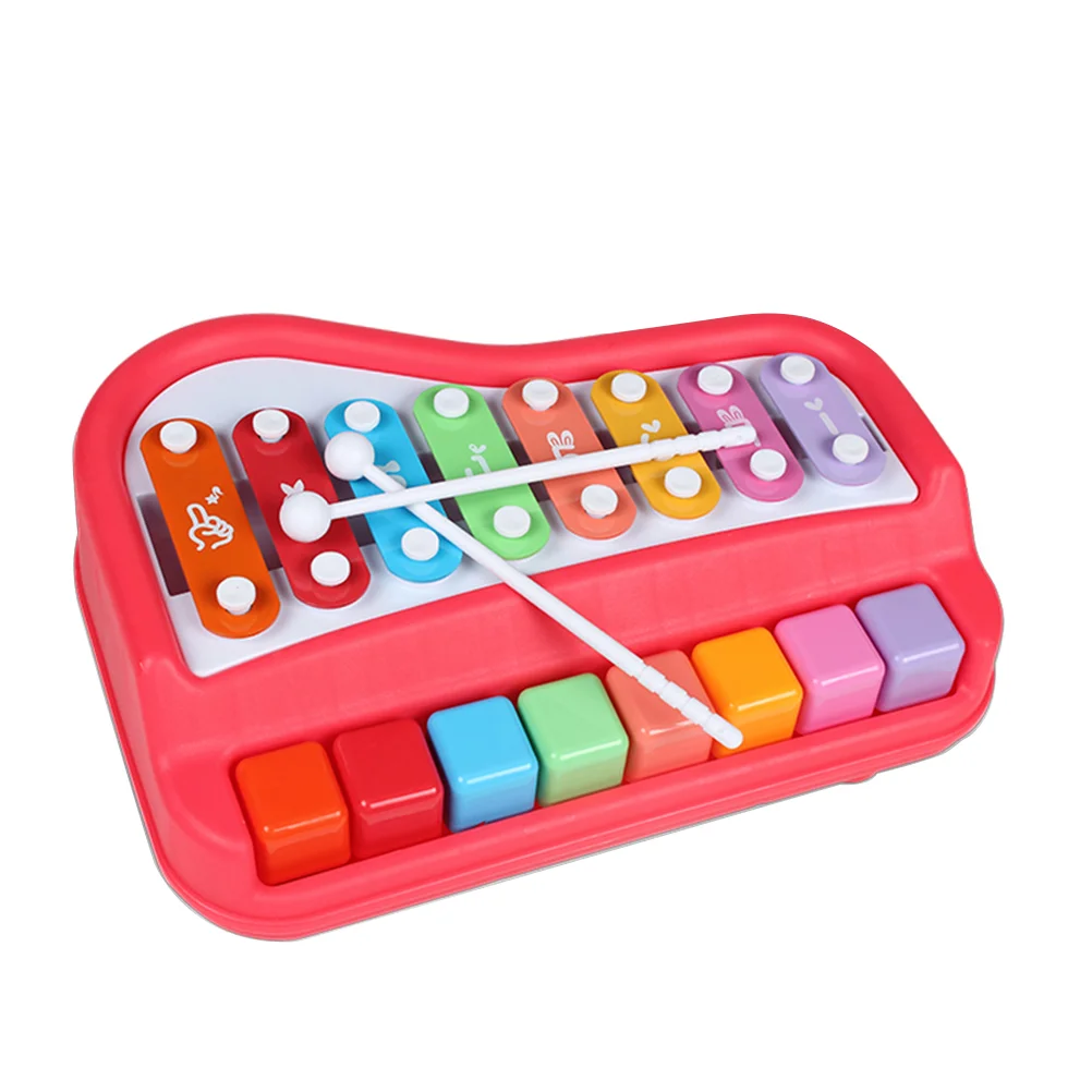 

Kids Percussion Eight-tone Hand Knocking on the Piano Hand Knock Xylophone Glockenspiel Musical Educational for Boys