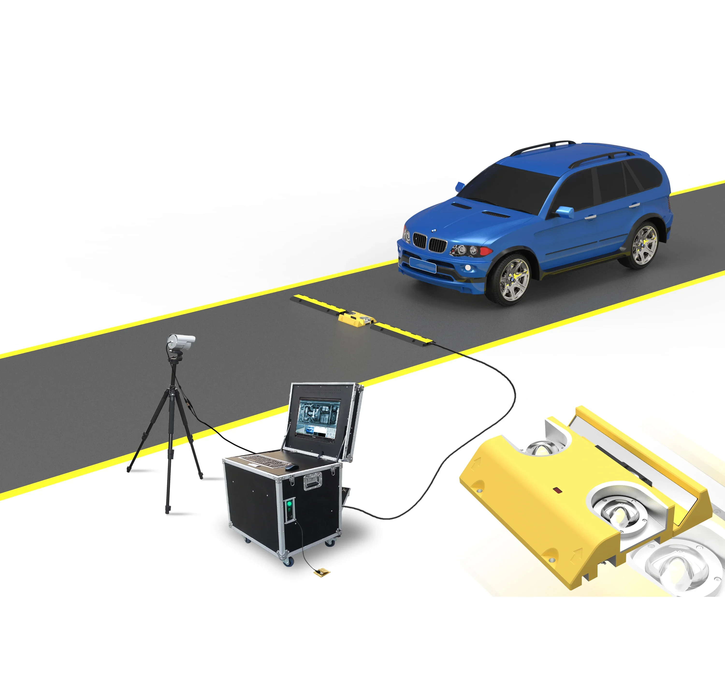 Портативная система наблюдения за транспортными средствами оборудование для