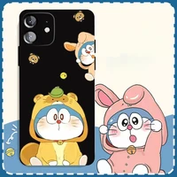 cute cartoon doraemon phone case for iphone 11 pro 12 mini 13 max 8 7 6s 6 plus se 2020 x xr xs soft silicone cover funda coque