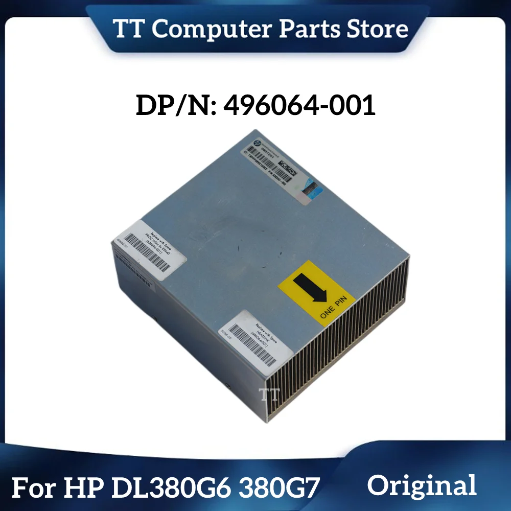 Оригинальный радиатор вентилятора ЦП TT для HP DL380 G6 DL380 G7 DL380G6 DL380G7 496064-001 469886-001, быстрая доставка