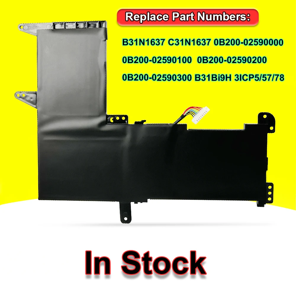 B31N1637 Аккумулятор для ASUS X510 X510UA X510UF X510UQ F510 F510UA F510UQ S510UA S510UQ S510UR C31N1637 11 52 В 42 Втч