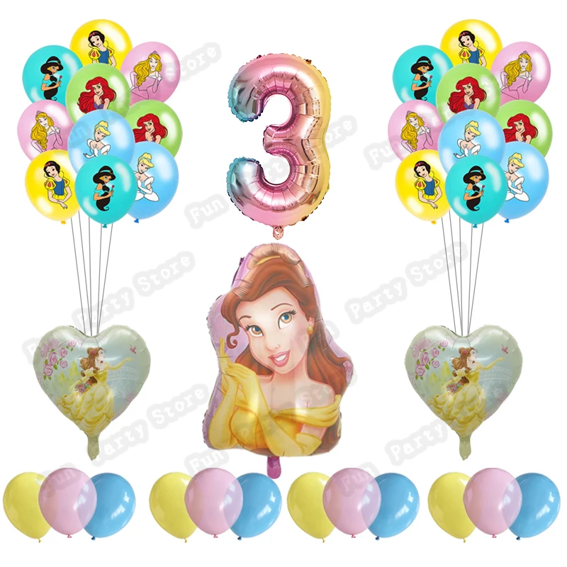 Воздушный шар Красавица и чудовище тематический воздушный принцессы Белль для