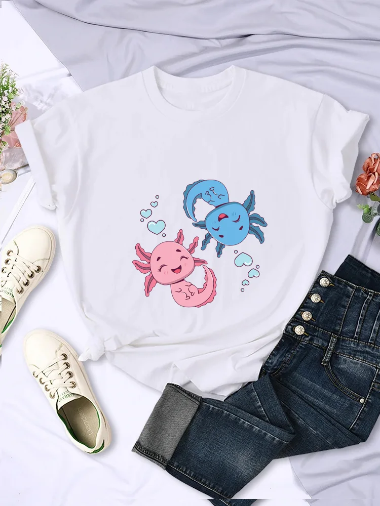 Женская и мужская футболка с коротким рукавом в стиле Харадзюку