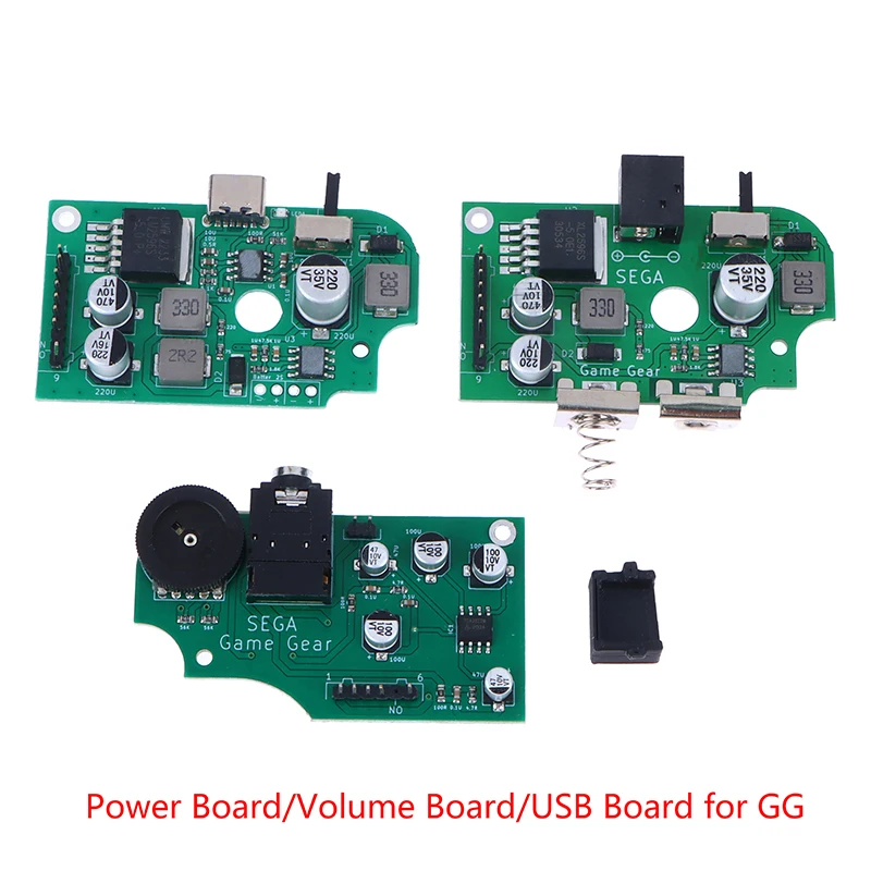 

Pre-soldered Dry Lithium Battery Compatible Sega Game Gear GG All Edition Replace Power Supply On Off Board IC Capacitors Repair