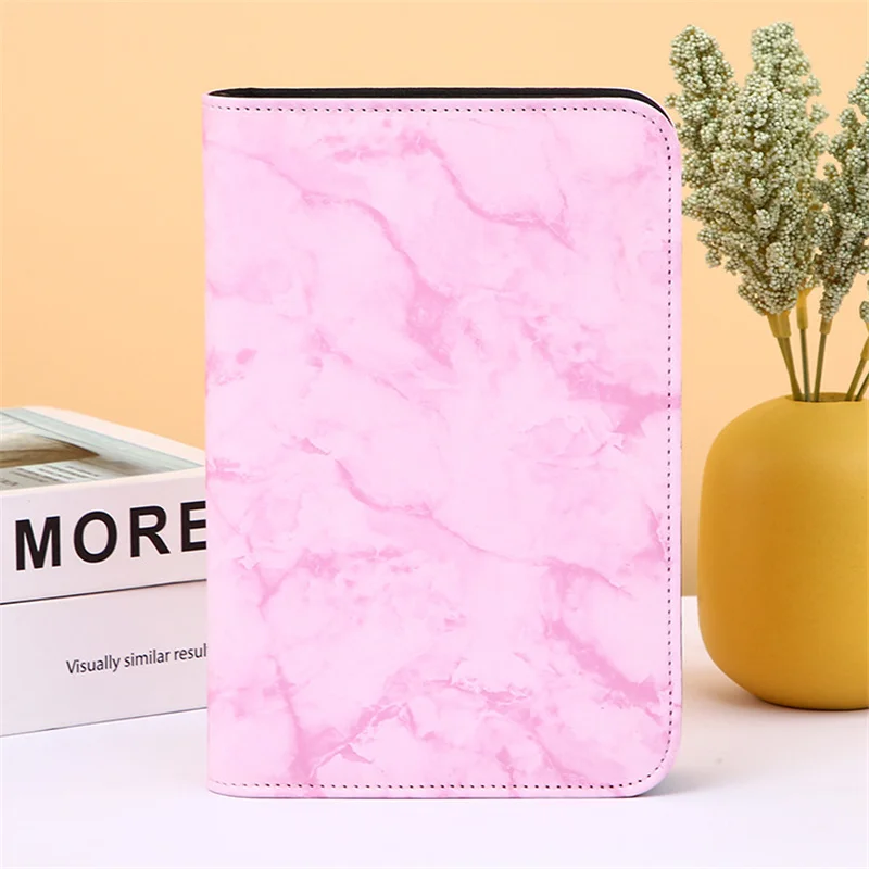 

Сумка-ежедневник на молнии с мраморным рисунком и внутренним сердечником