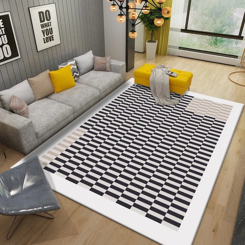 

Light Luxury Carpets for Living Room Decoration Teenager Bedroom Decor Rugs Home Sofa Carpet Nonslip Area Rug Washable Floor Mat