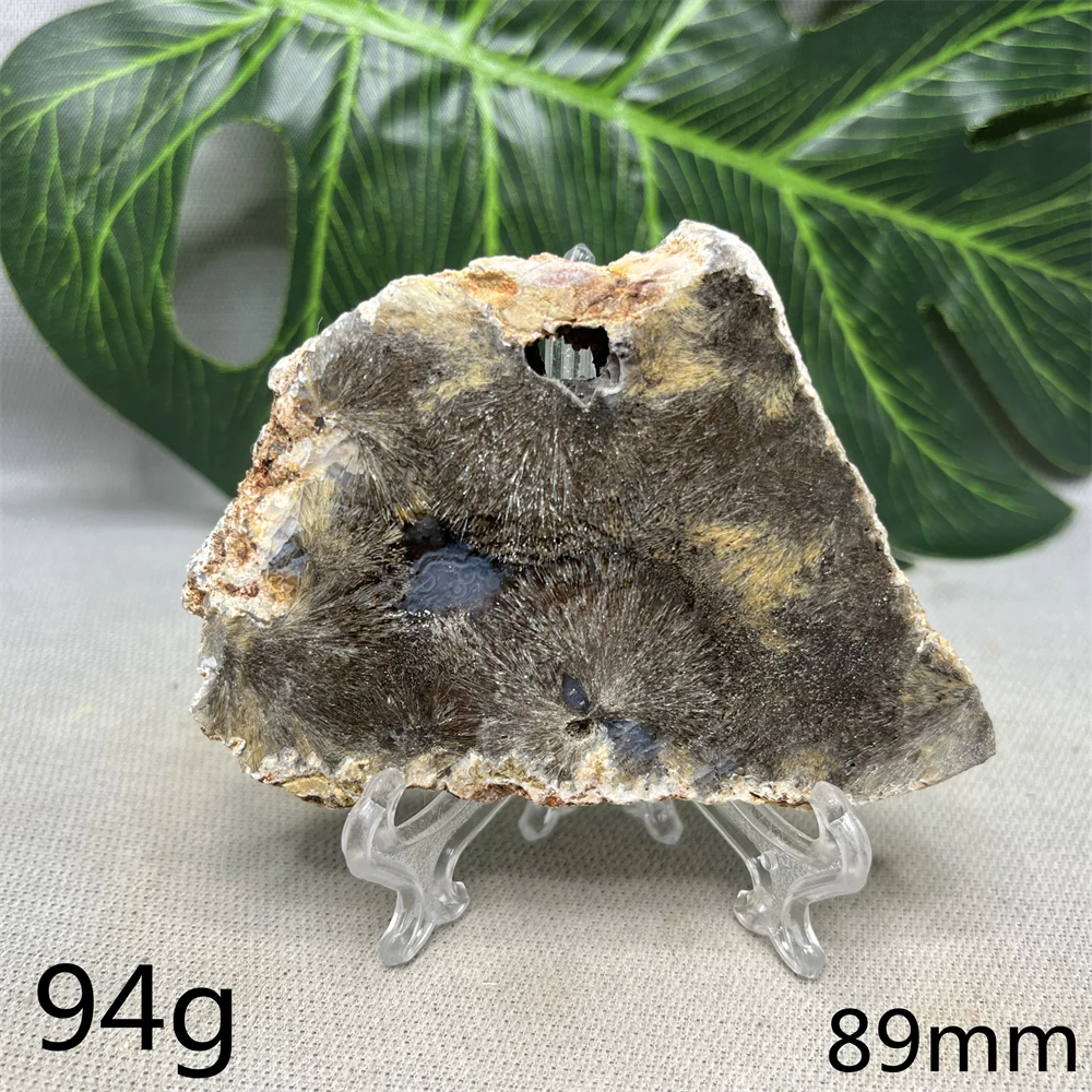 

Мадагаскарский рутилированный агат YOCO для медитации