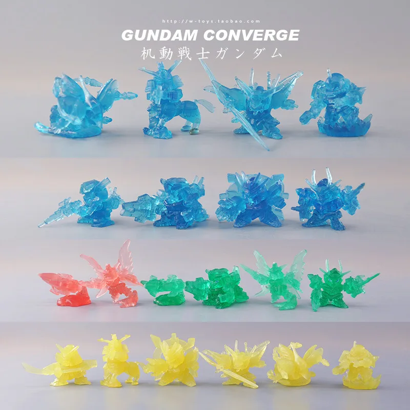 

Японские Ретро 2008 Bandai SD Gundam FC Gacha прозрачные фигурки периферийных кукол с бесконечным справедливостью для друзей