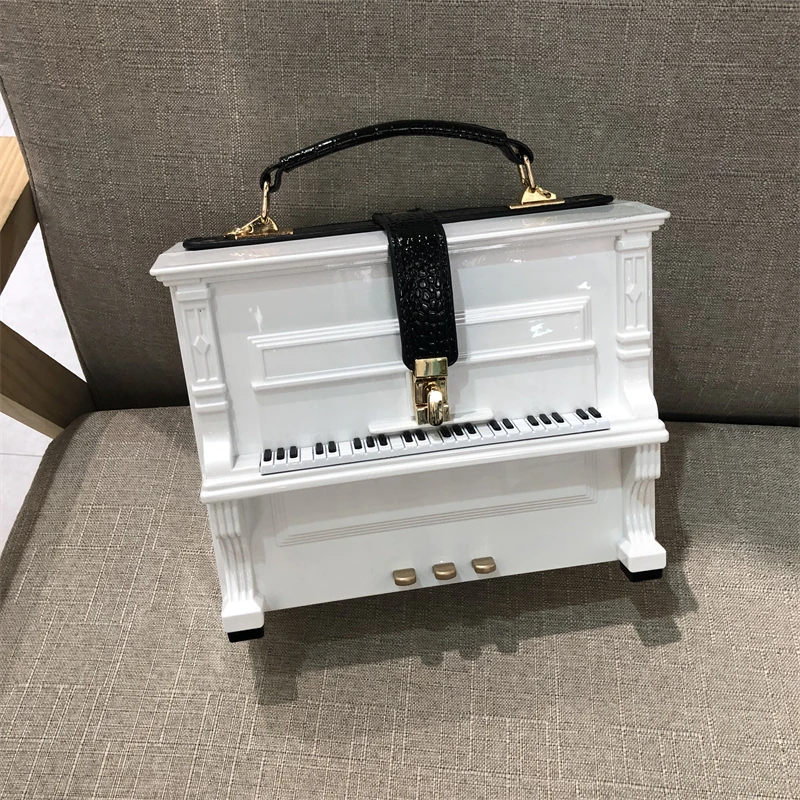 

Designer Women Handbags Luxury Handbags Purses And Handbags piano shape top handle bags Shoulder Bags Crossbody Bags For Women