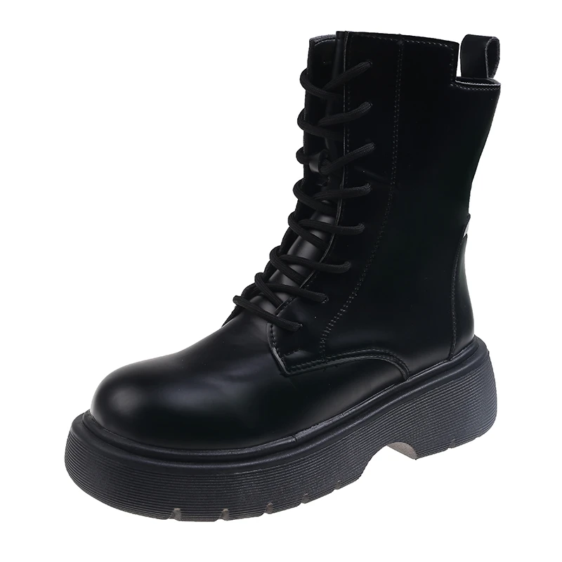 

Женские ботинки на высокой подошве, повседневные женские ботинки из некожи, роскошные дизайнерские водонепроницаемые ботинки для трениров...