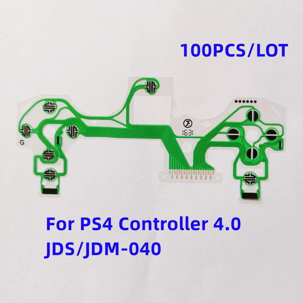 

100PCS for Dualshock 4 PS4 PRO Slim Controller Conductive Film Conducting Keypad Flex Cable JDS JDM 055 050 040 030 011 010 001