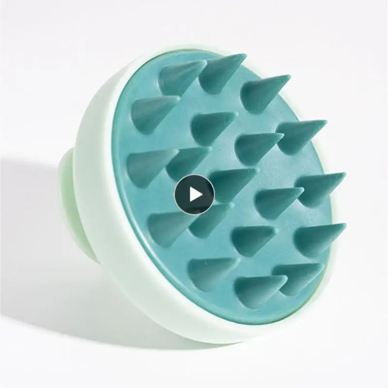 

Shampoo Brush Thoroughly Clean Scalp Dirt Promote Scalp Blood Circulation Bathing Brush Small And Cute Soft Scalp Cleaning