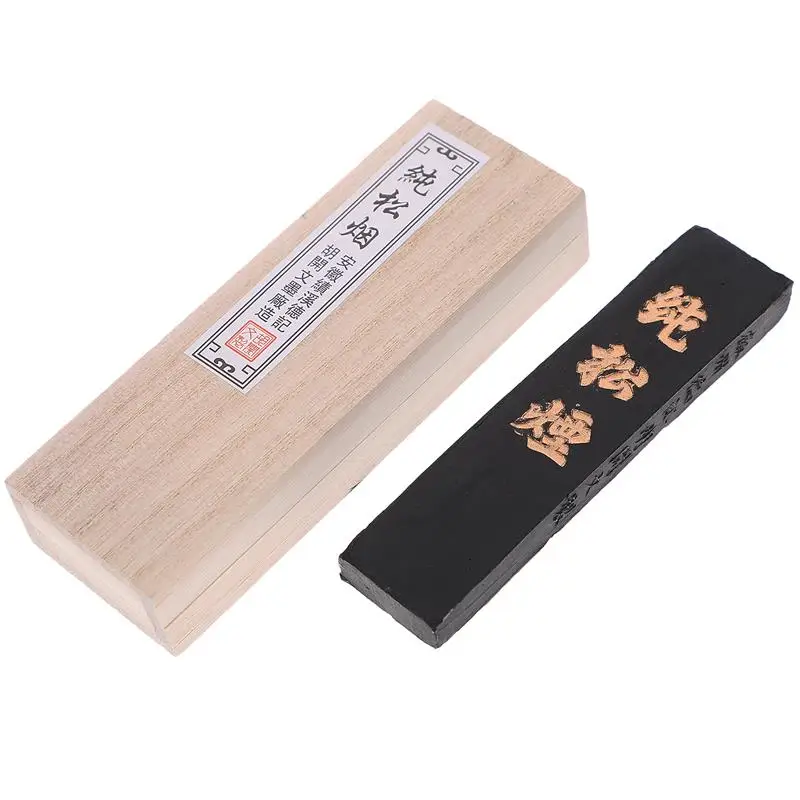 

1pc Chinese Calligraphy and Painting Ink Strip Traditional Ink Stone Ink Stick (Black)