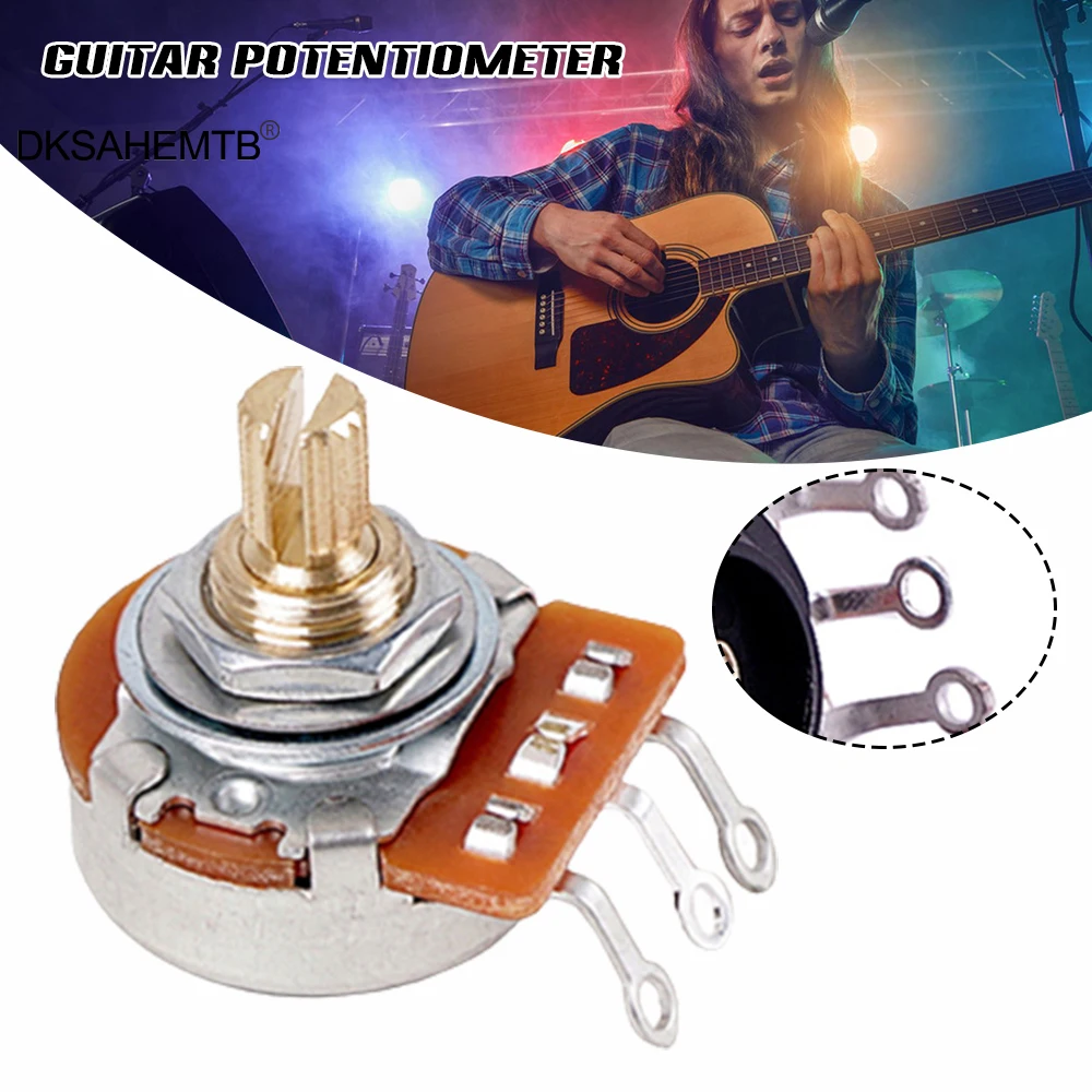

16mm B250K Guitar Potentiometer Short Audio Pots Replacement for Electric Guitar OHM Replacement for Guitar Instrument Kit MJ