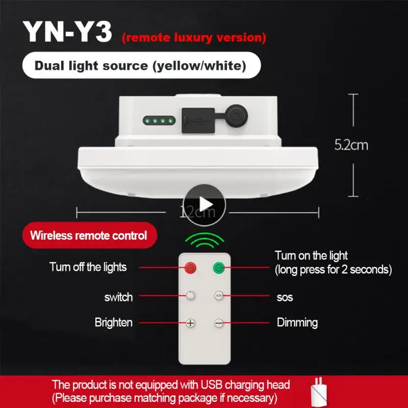 

Portable Rechargeable Lantern 7200mah Camping Bulb Lamp Emergency Led Tent Light Hot Multi-function Flashlight New Home