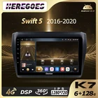 720P 4G LTE Android 10 автомобильный стерео Мультимедийный Плеер для Suzuki Swift 2017 2018 2019 2020 2021 навигация GPS радио 6G + 128G Wifi