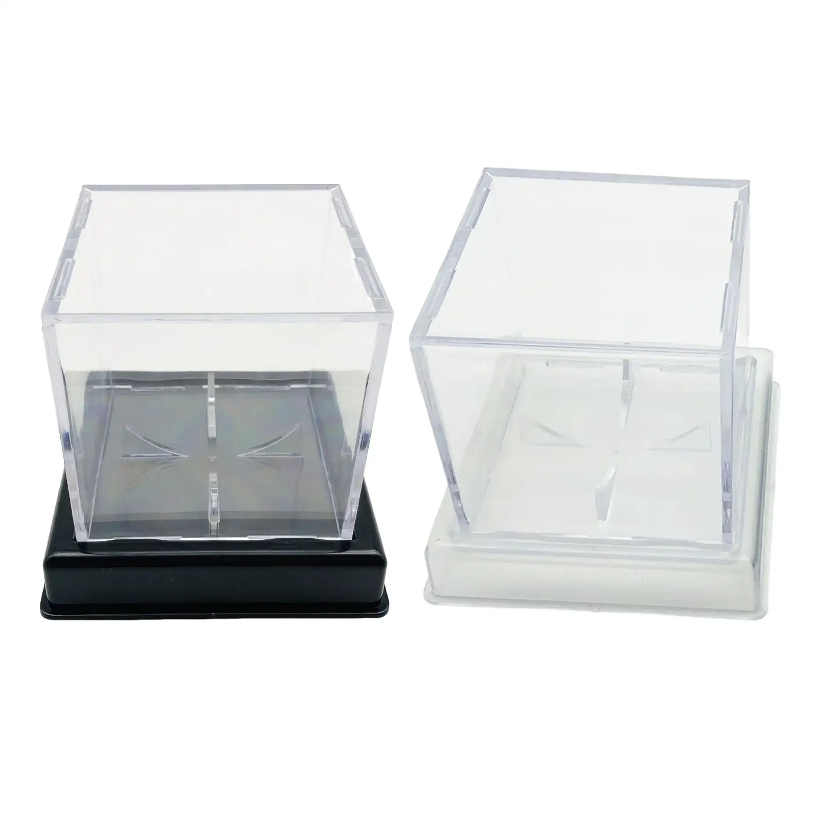 

Clear Square Display Case, Square Baseball Holder Protector, Souvenir Storage