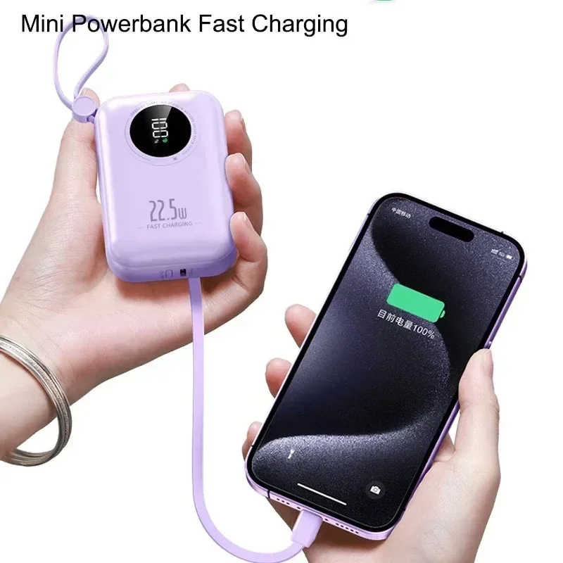 Мини-Power Bank 22 5 Вт 20000 мАч портативное зарядное устройство с быстрой зарядкой