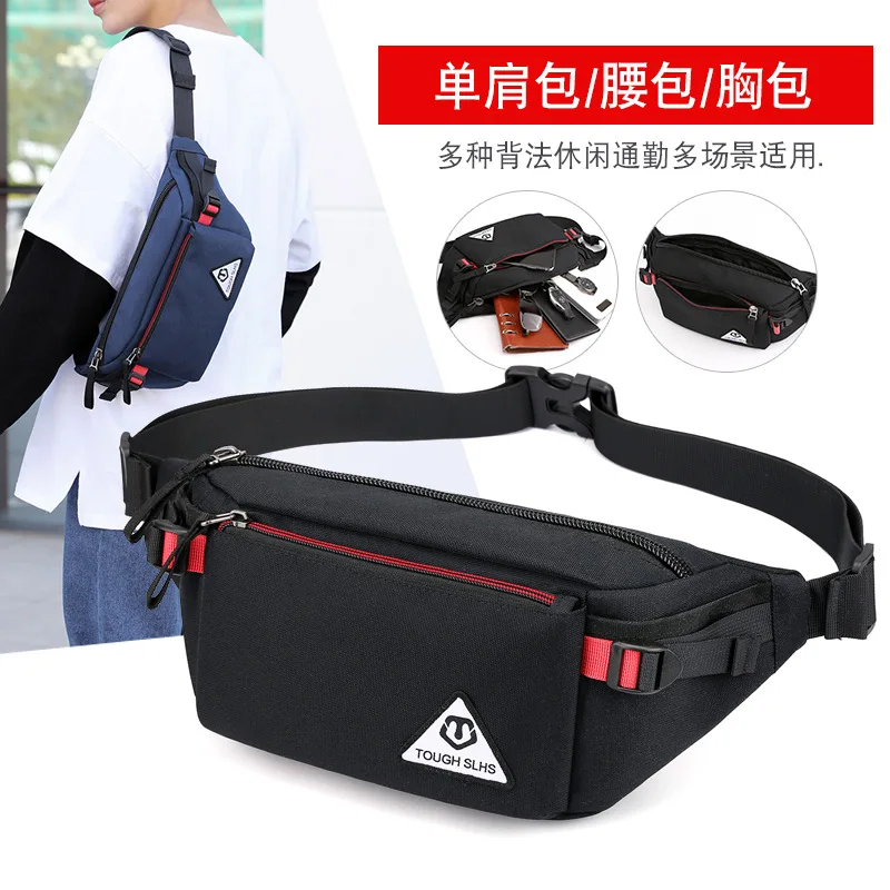 The New Trend Of Outdoor Man Purse multi-functional Waterproof Chest Packages Fashionable Joker Single Shoulder Bag