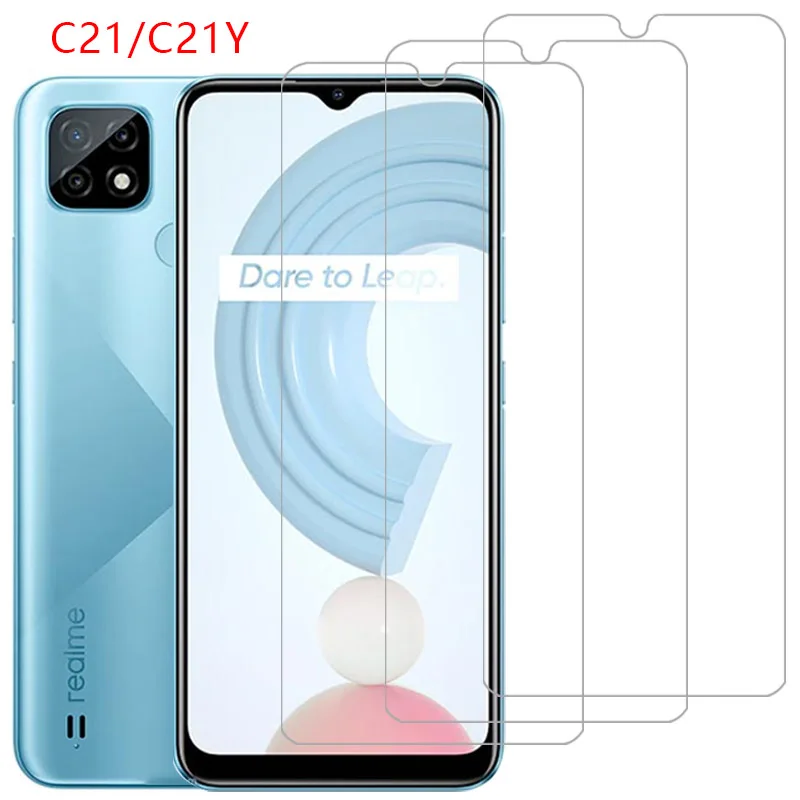 Чехол из закаленного стекла для телефона realme c21 c21y задняя крышка на realmec21 realmec21y c 21