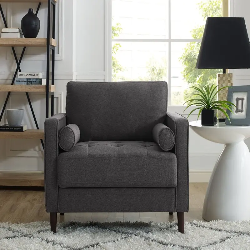 

Lorelei Lounge Chair, Heather Gray Fabric