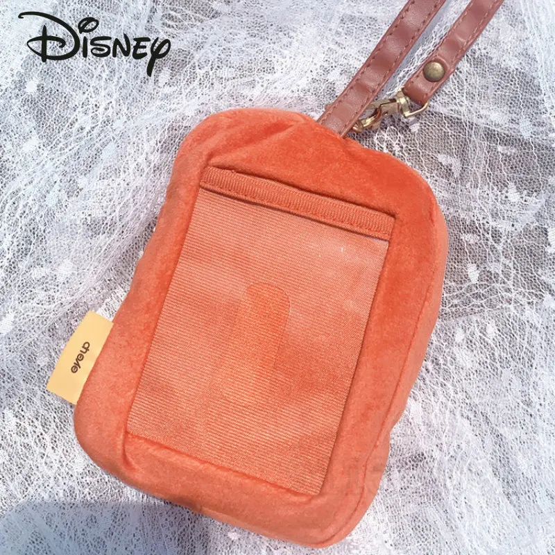 Disney's Winnie The Pooh New Plush Card Bag Cartoon Cute Plush Pendant Fashion ID Card Case High Quality Birthday Gift