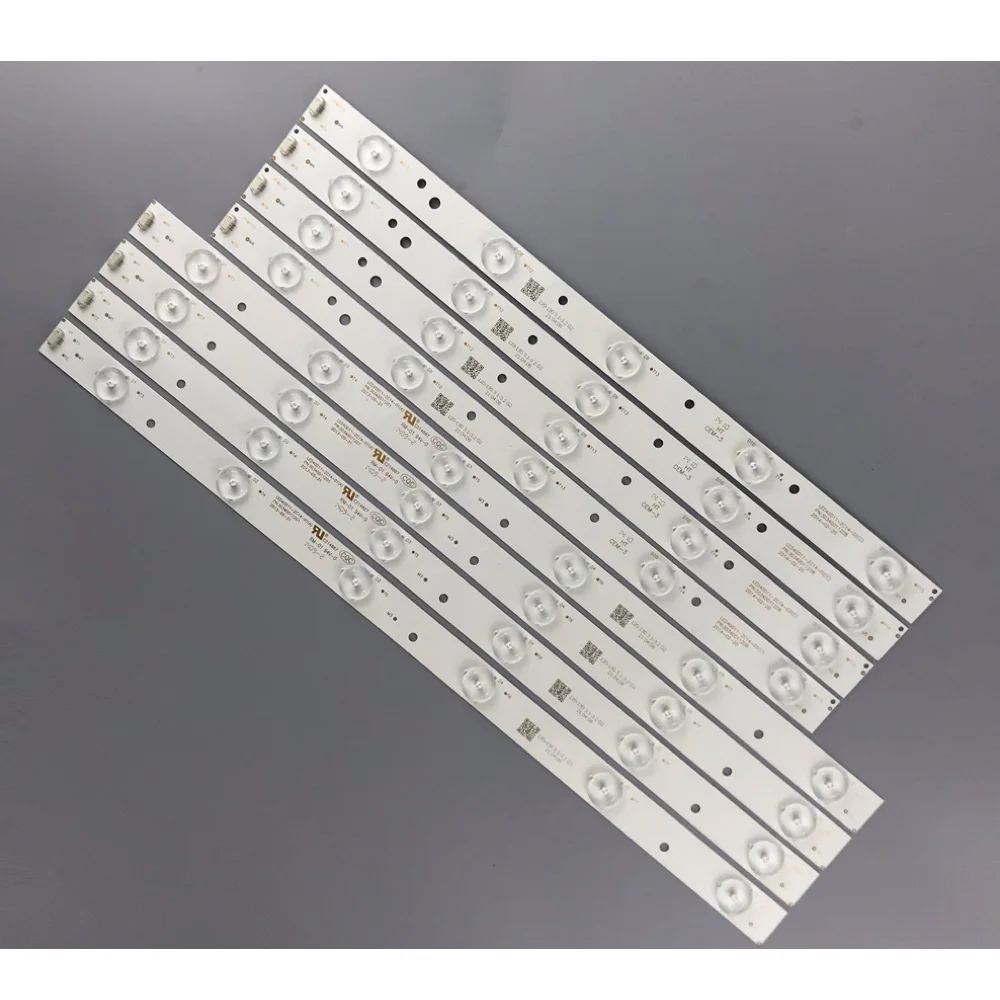 

1set=8PCS LED Backlight Strip LED40D11 ZC14 01(A)/02(C) 30340011207 30340011208 For LE40F3000W D40MF7090 LE40D8810 LSC400HM06-8