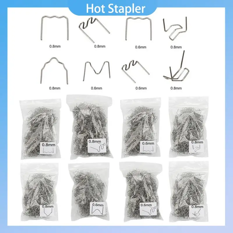 

100PCS Plastic Welder Hot Stapler Plastic Welding Machine Bumper Soldering Iron Staples Bumper Repair Car Bumper Welding Tools