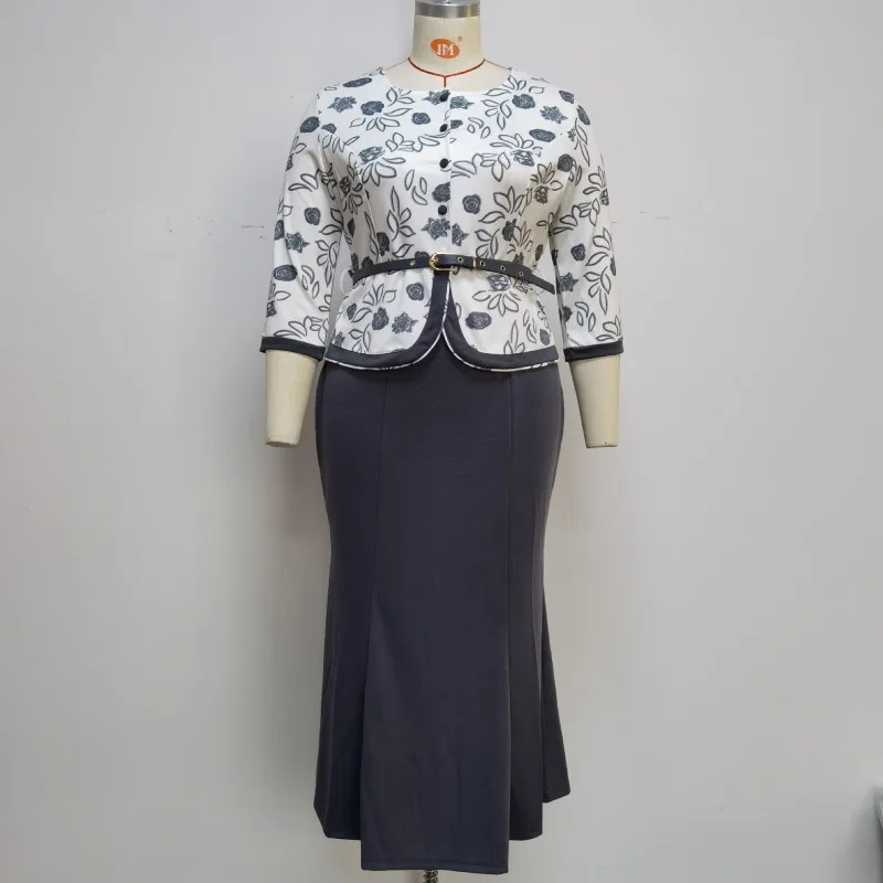 

2 шт./комплект, женское платье в африканском стиле