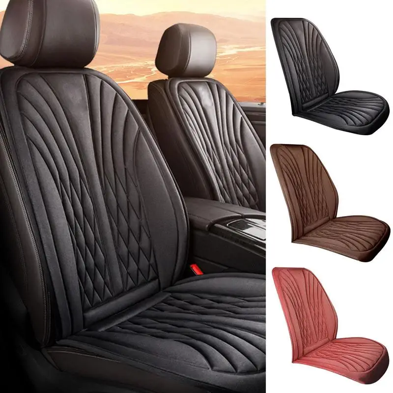 

Heated Car Seat Pad Comfort Auto Seat Covers With 3 Gear Adjustable Chair Cushion Mat Car Heater With Overload Protection